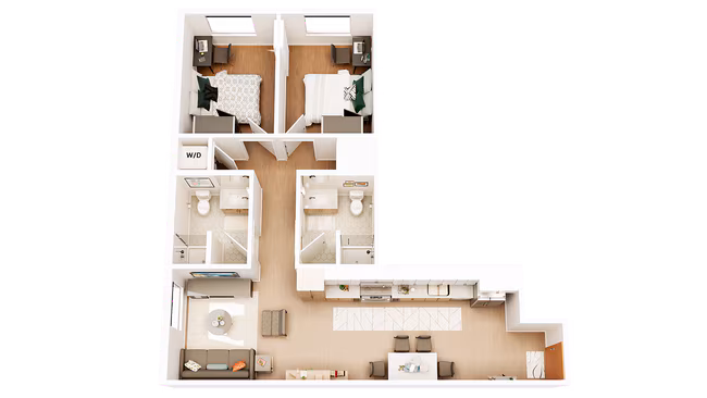 Unit Level 19-23 Level 19-23 floor plan